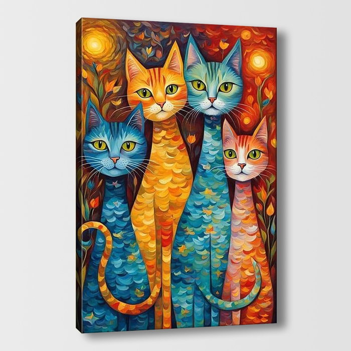 Wallity KNV9988 - 70100 Pintura Decorativa en Lienzo Multicolor 70 x 100 cm